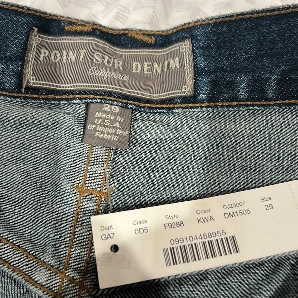 Point Sur Denim - J. Crew- cropped step hem high rise crop jeans